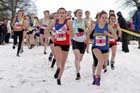 19 Abbi Hetherington (Carlisle Aspatria AC) and Lydia Turner (Birtley) who finished 3rd soon after the start of the under-17 womens Northern Cross Country Championships.